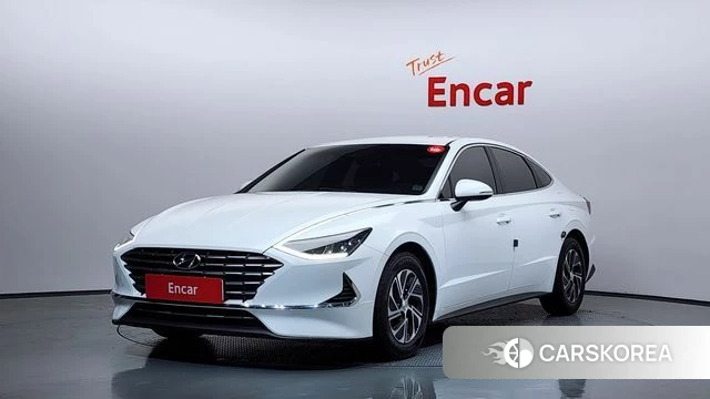 Hyundai Sonata Hybrid (DN8) 2021 Белый из Кореи