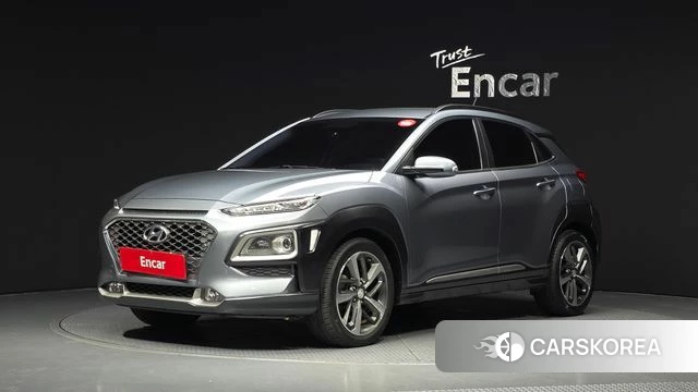 Hyundai Kona 2018 Серебристо-серый из Кореи