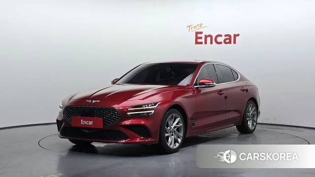 Genesis The New G70 2022 Красный из Кореи