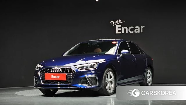 Audi A4 (B9) 2021 Синий из Кореи