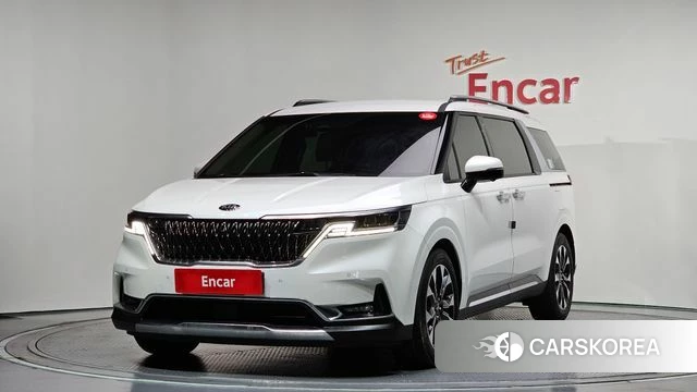 Kia Carnival 4th generation 2021 Белый из Кореи