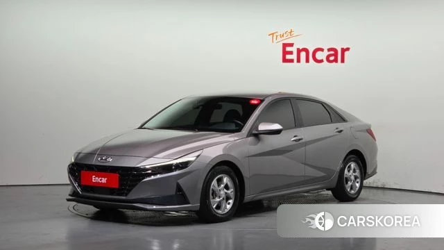 Hyundai Avante (CN7) 2020 Серебристо-серый из Кореи