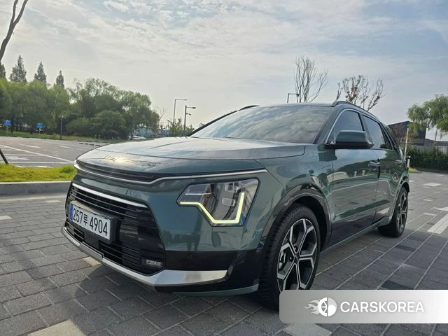 Kia Di Ol Nu Niro 2022 Темно-зеленый из Кореи