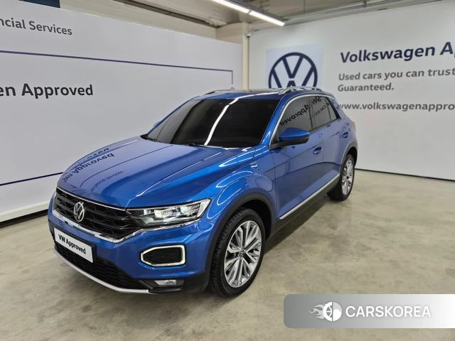 Volkswagen T-Roc 2021 Синий из Кореи