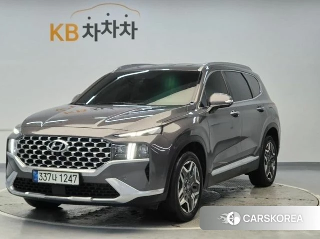 Hyundai The New Santa Fe 2021 Серый из Кореи