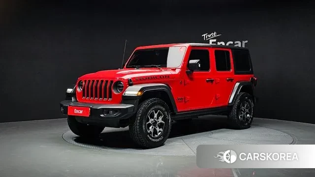 Jeep Wrangler (JL) 2020 Красный из Кореи