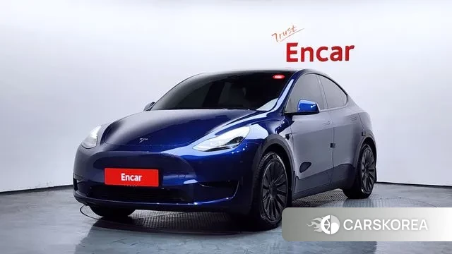 Tesla Model Y 2024 Синий из Кореи