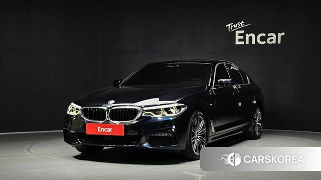 BMW 5 Series (G30) 2019 Синий из Кореи