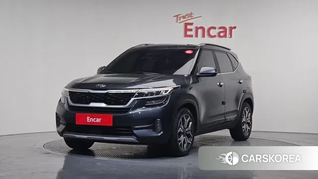 Kia Seltos 2021 Серый из Кореи
