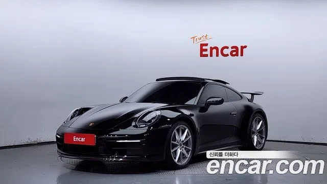 Porsche 911(992) 2021 Черный из Кореи