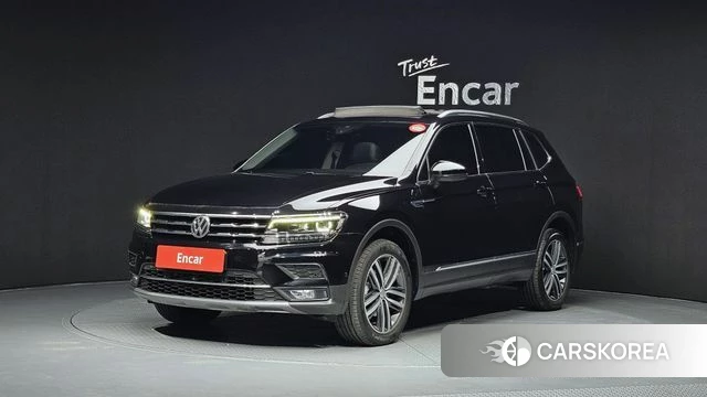 Volkswagen Tiguan Allspace 2020 Черный из Кореи