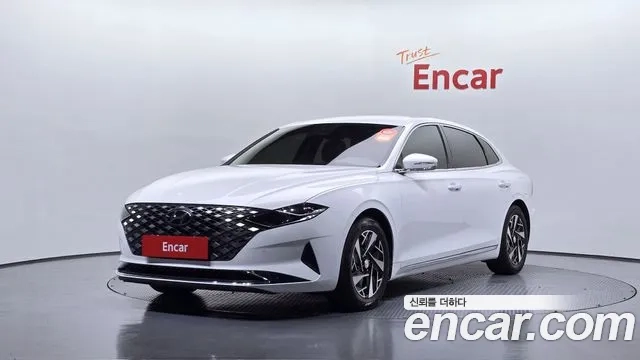 Hyundai The New Grandeur IG Hybrid 2021 Белый из Кореи