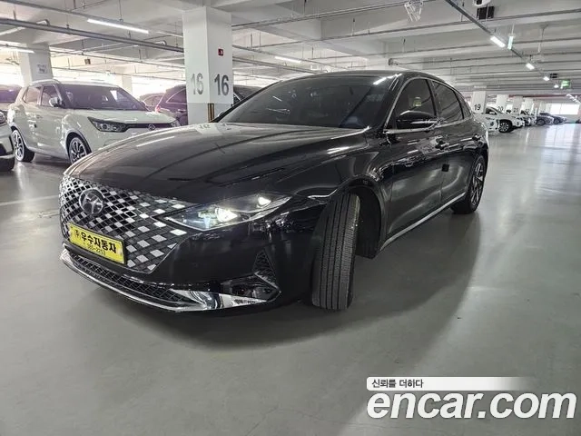 Hyundai The New Grandeur IG Hybrid 2019 Черный из Кореи