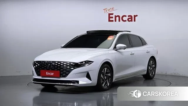 Hyundai The New Grandeur IG Hybrid 2021 Белый из Кореи