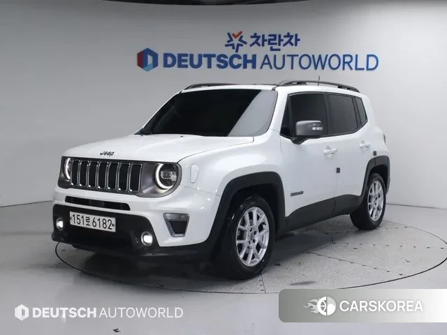 Jeep Renegade 2021 Белый из Кореи