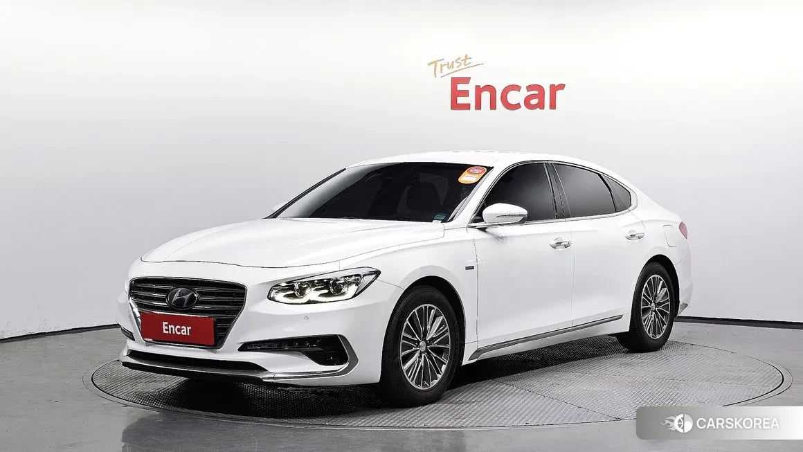 Hyundai Grandeur IG Hybrid 2019 Белый из Кореи