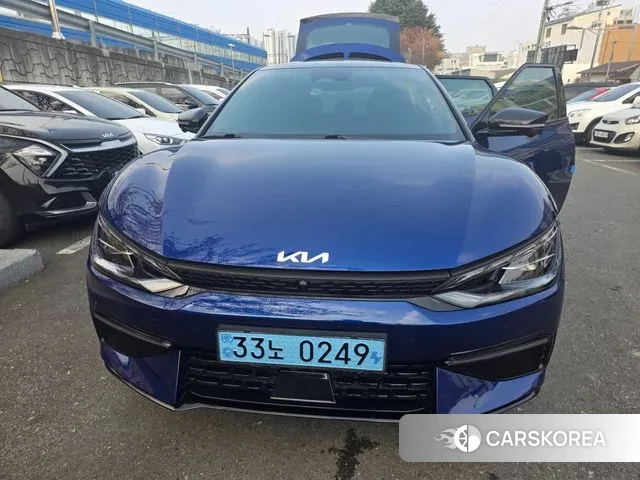 Kia EV6 2021 Синий из Кореи