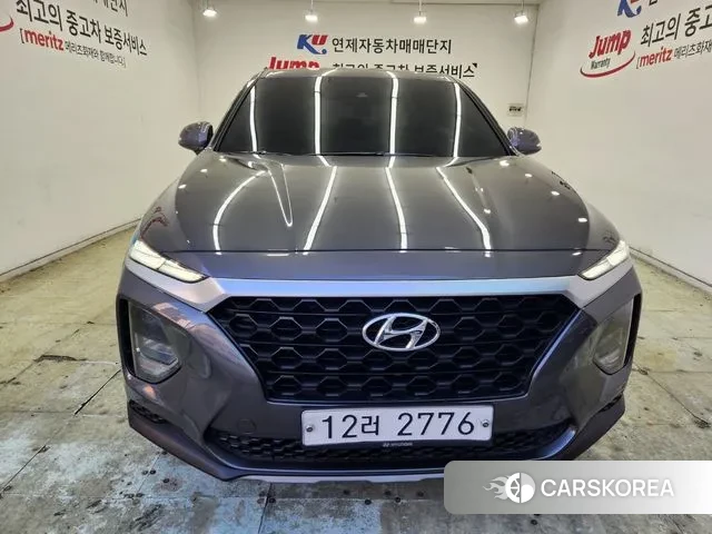 Hyundai Santa Fe TM 2019 Серебристо-серый из Кореи