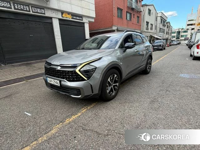 Kia Sportage 5th Generation Hybrid 2021 Серебряный из Кореи