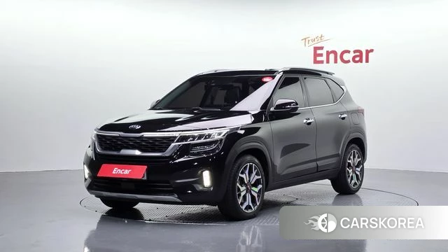 Kia Seltos 2019 Черный из Кореи