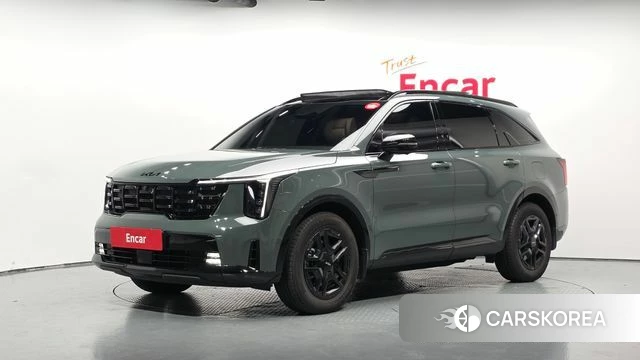 Kia The New Sorento 4th Generation 2025 Светло-зеленый из Кореи