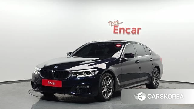 BMW 5 Series (G30) 2018 Синий из Кореи