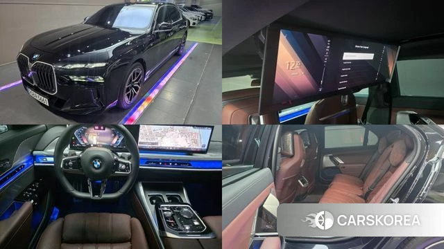 BMW 7 Series (G70) 2024 Черный из Кореи