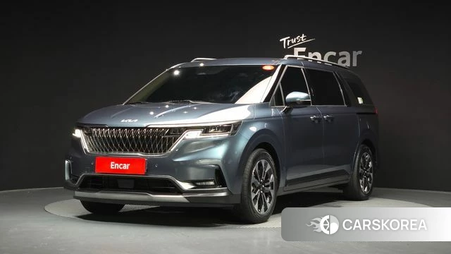 Kia Carnival 4th generation 2023 Небесно-голубой из Кореи