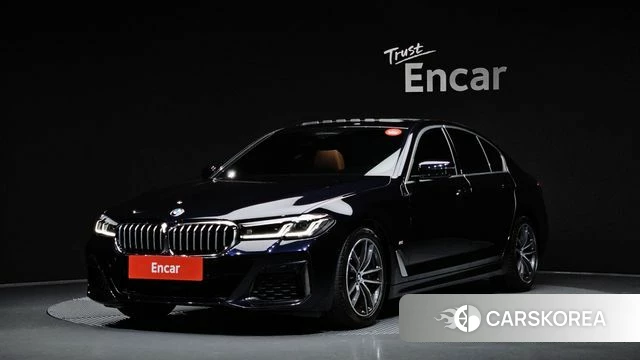 BMW 5 Series (G30) 2021 Черный из Кореи