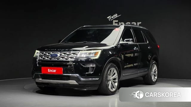 Ford Explorer 2018 Черный из Кореи