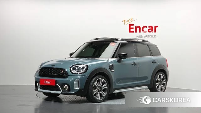 Mini Cooper S Countryman 2021 Зеленый из Кореи