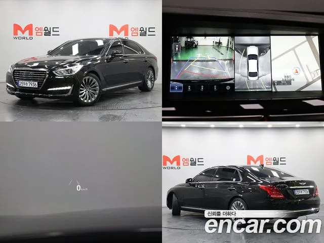 Genesis EQ900 2018 Черный из Кореи