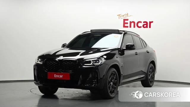 BMW X4 (G02) 2023 Черный из Кореи