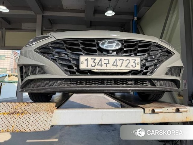 Hyundai Sonata (DN8) 2020 Серебристо-серый из Кореи