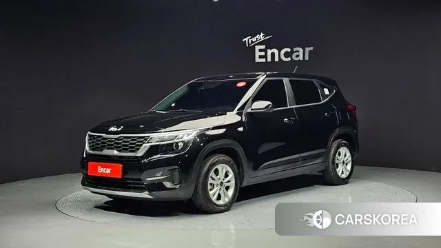 Kia Seltos 2021 Черный из Кореи