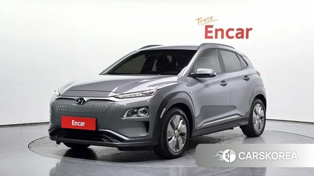 Hyundai Kona Electric 2020 Серебристо-серый из Кореи