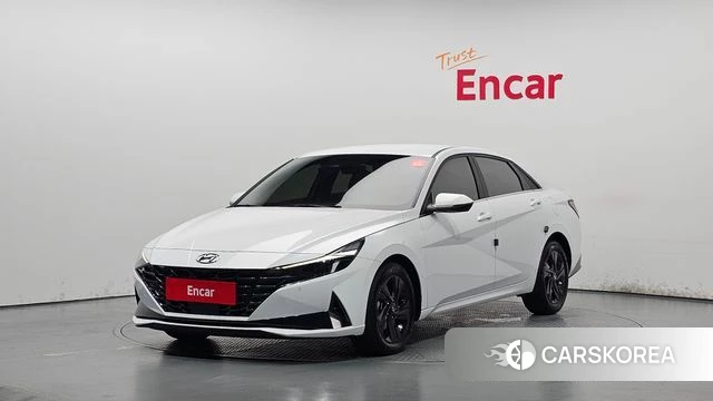Hyundai Avante (CN7) 2021 Белый из Кореи