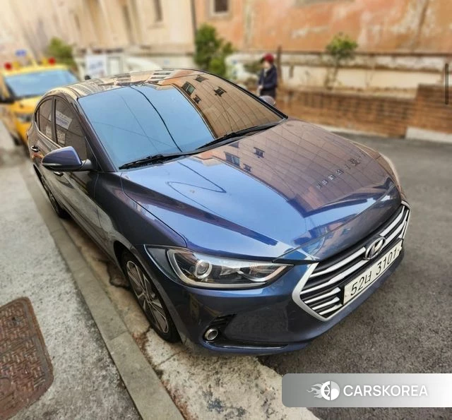 Hyundai Avante AD 2018 Синий из Кореи