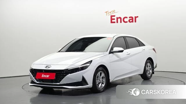 Hyundai Avante (CN7) 2020 Белый из Кореи