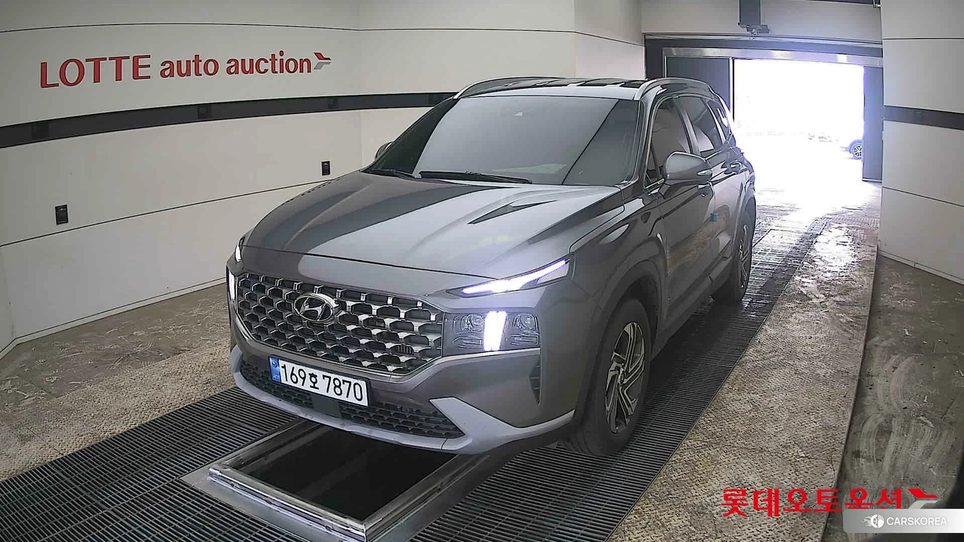 Hyundai Santa Fe 2022 Magnetic Grey Metallic из Кореи