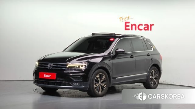 Volkswagen Tiguan second Generation 2020 Черный из Кореи