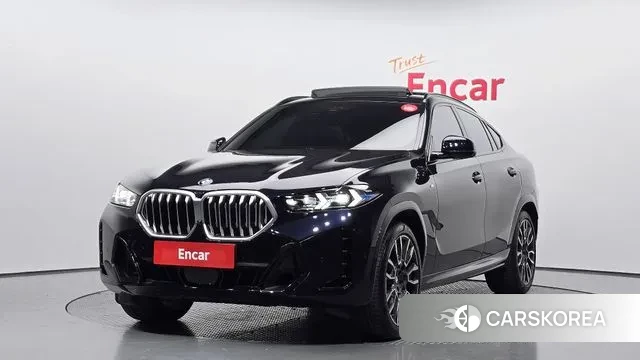 BMW X6 (G06) 2023 Черный из Кореи