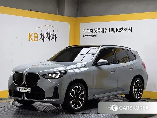 BMW X3 (G45) 2025 Небесно-голубой из Кореи