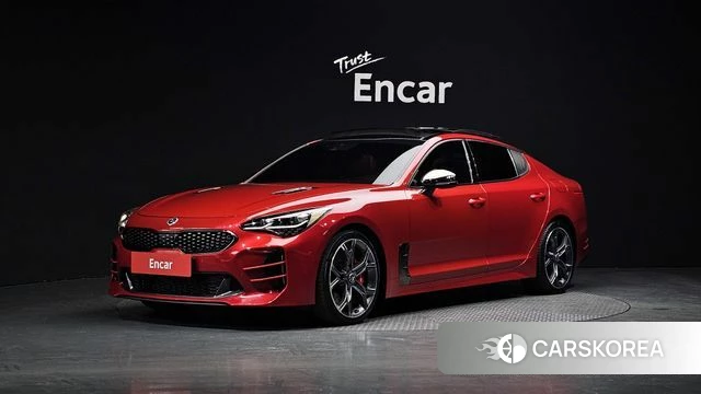 Kia Stinger 2018 Красный из Кореи