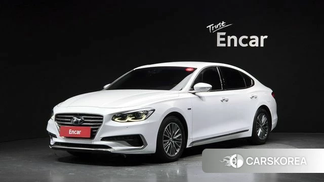 Hyundai Grandeur IG Hybrid 2018 Белый из Кореи