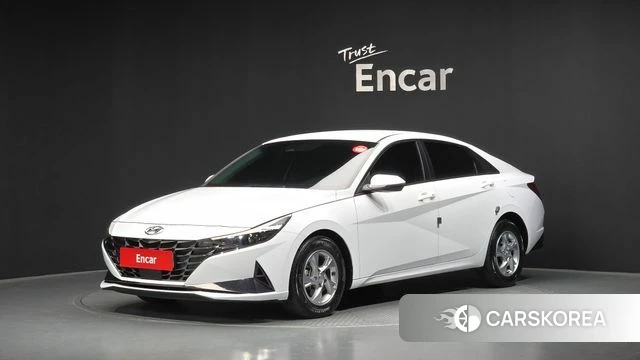 Hyundai Avante (CN7) 2020 Белый из Кореи