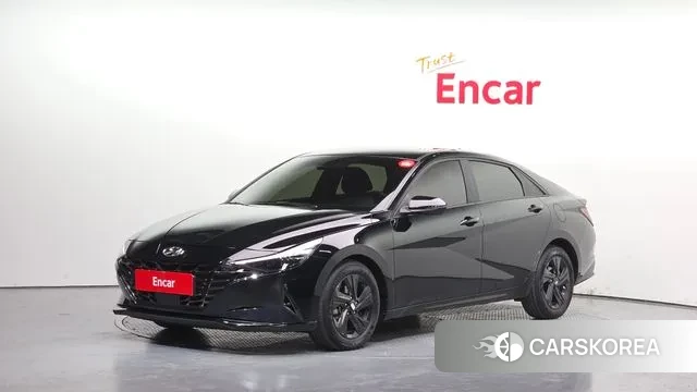 Hyundai Avante (CN7) 2023 Черный из Кореи