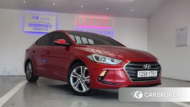 Hyundai Avante AD 2018 Красный из Кореи