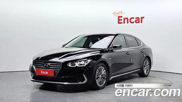 Hyundai Grandeur IG Hybrid 2018 Черный из Кореи