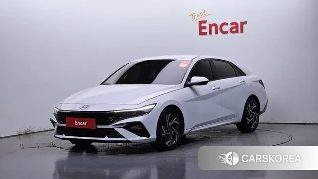 Hyundai The New Avante (CN7) 2023 Белый из Кореи